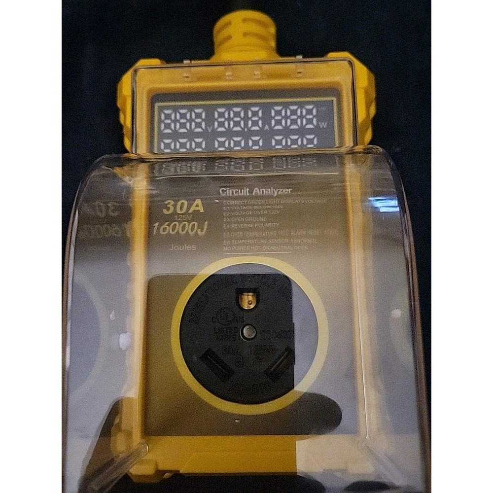 RV Surge Protector 50 Amp 16000J‎ Surge Protection RV Circuit Analyzer Automatic